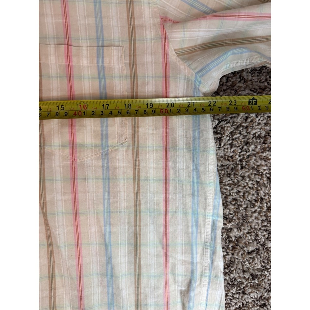 Ermenegildo Zegna Mens M Striped Button Down Shirt Long Sleeve Cotton Turkey - Picture 5 of 7